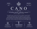Cano surname history and family heritage in Navy Blue