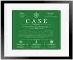 Case surname meaning history and origin in Dark Green with Black Matte Frame