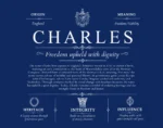 Charles family name origin and history in Deep Blue