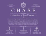 Chase surname history and family heritage in Purple Chase surname history and family heritage in Purple