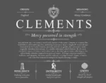 Clements family name meaning and history in Gray Clements family name meaning and history in Gray