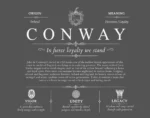 Conway family name meaning and history in Gray Conway family name meaning and history in Gray