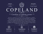 Copeland surname meaning and origin in Navy Blue