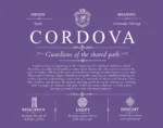 Cordova family name history in Purple