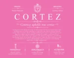 Cortez personalized surname meaning in Pink