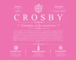 Crosby surname origin and history in Pink