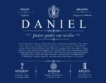 Daniel personalized surname meaning in Deep Blue