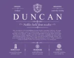 Duncan family name meaning and history in Purple