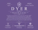 Dyer surname heritage and history in Purple Dyer surname heritage and history in Purple