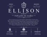 Ellison surname meaning origin and heritage in Navy Blue Ellison surname meaning origin and heritage in Navy Blue