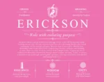 Erickson family name meaning and history in Pink Erickson family name meaning and history in Pink