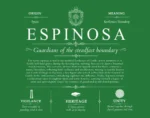 Espinosa surname origin and history in Dark Green