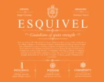 Esquivel personalized family surname in Orange