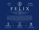 Felix family name origin and history in Deep Blue Felix family name origin and history in Deep Blue