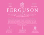 Ferguson personalized surname meaning in Pink Ferguson personalized surname meaning in Pink