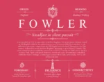 Fowler personalized last name meaning in Red
