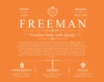 Freeman last name origin and heritage in Orange