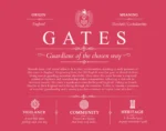 Gates last name origin and heritage in Red Gates last name origin and heritage in Red