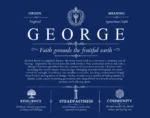 George family name meaning and origin in Deep Blue George family name meaning and origin in Deep Blue