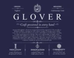 Glover personalized last name meaning in Navy Blue Glover personalized last name meaning in Navy Blue
