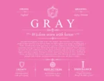 Gray family name heritage in Pink