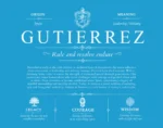 Gutierrez surname origin and history in Blue Gutierrez surname origin and history in Blue