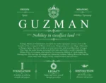 Guzman surname meaning and origin in Dark Green Guzman surname meaning and origin in Dark Green