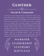 Gunther personalized name origin story in purple