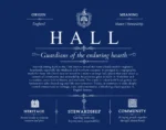 Hall family name origin and history in Deep Blue Hall family name origin and history in Deep Blue
