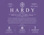 Hardy surname history and family heritage in Purple Hardy surname history and family heritage in Purple