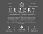 Hebert surname meaning and origin in Gray
