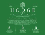 Hodge surname meaning and heritage in Dark Green