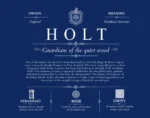 Holt surname history and heritage in Deep Blue
