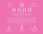 Hood last name origin and heritage in Pink