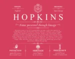 Hopkins personalized last name meaning in Red