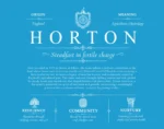Horton personalized surname meaning in Blue