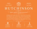 Hutchinson personalized family surname in Orange