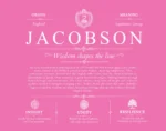 Jacobson last name history and origin in Pink Jacobson last name history and origin in Pink