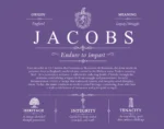 Jacobs family name origin and history in Purple Jacobs family name origin and history in Purple
