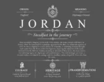 Jordan personalized surname meaning in Gray