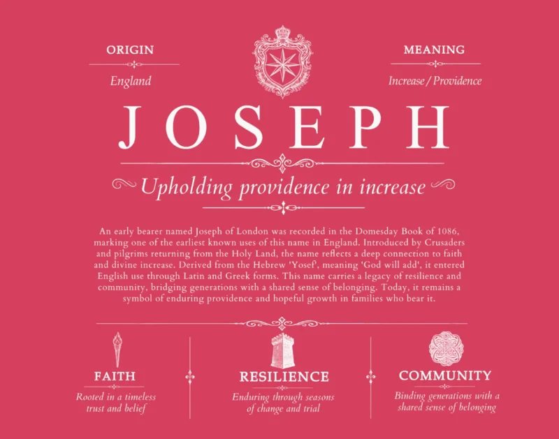 Joseph surname origin and history in Red