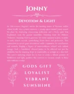 Jonny_pink Jonny personalized name origin story in pink