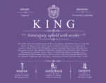 King surname history and family heritage in Purple King surname history and family heritage in Purple