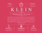 Klein surname meaning origin and heritage in Red Klein surname meaning origin and heritage in Red