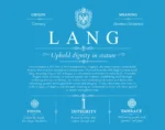 Lang surname heritage and history in Blue Lang surname heritage and history in Blue