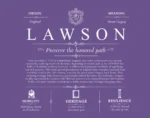Lawson personalized surname meaning in Purple Lawson personalized surname meaning in Purple