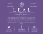 Leal family name heritage in Purple