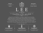 Lee personalized last name meaning in Gray Lee personalized last name meaning in Gray