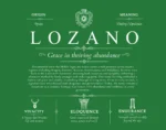 Lozano last name history and origin in Dark Green