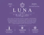 Luna surname history and family heritage in Purple